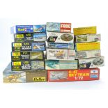 Seventeen Plastic Model Aircraft Kits, from various makers including Esci C47 Skytrain plus others