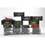 Eighteen Boxed Onyx and Quartzo Racing Cars inclusive of Formula One, Indy Car plus some classics.