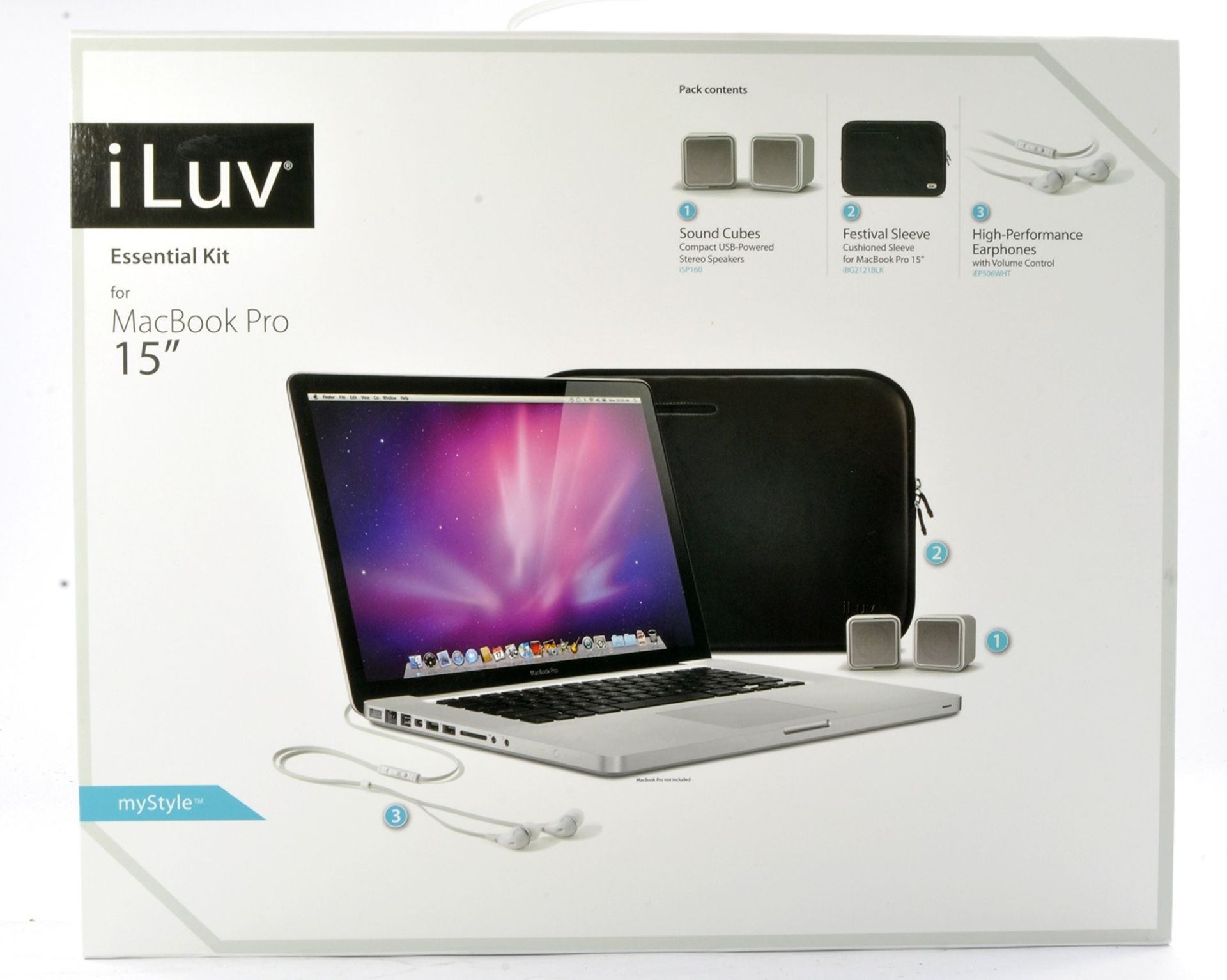 iLuv Essential Kit for 15" MacBook Pro x 12. Single item shown. All as New.