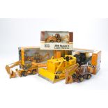Group of CASE construction Models comprising Hong Kong Issue Plastic Crawler, Conrad Wheeled