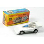 Matchbox Superfast No. 56d Hi-Tailer. All White with blue driver, unpainted base. Very good to