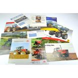 Tractor and Machinery Literature comprising sales brochures and leaflets from Massey Ferguson,