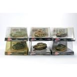 Corgi Diecast Military 1/50 issues comprising Six Tanks from the WW2 Legends Series. All look to