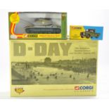 Corgi Classics D-Day Commemorative set plus No. 902 Medium Tank and further Collector Land Rover