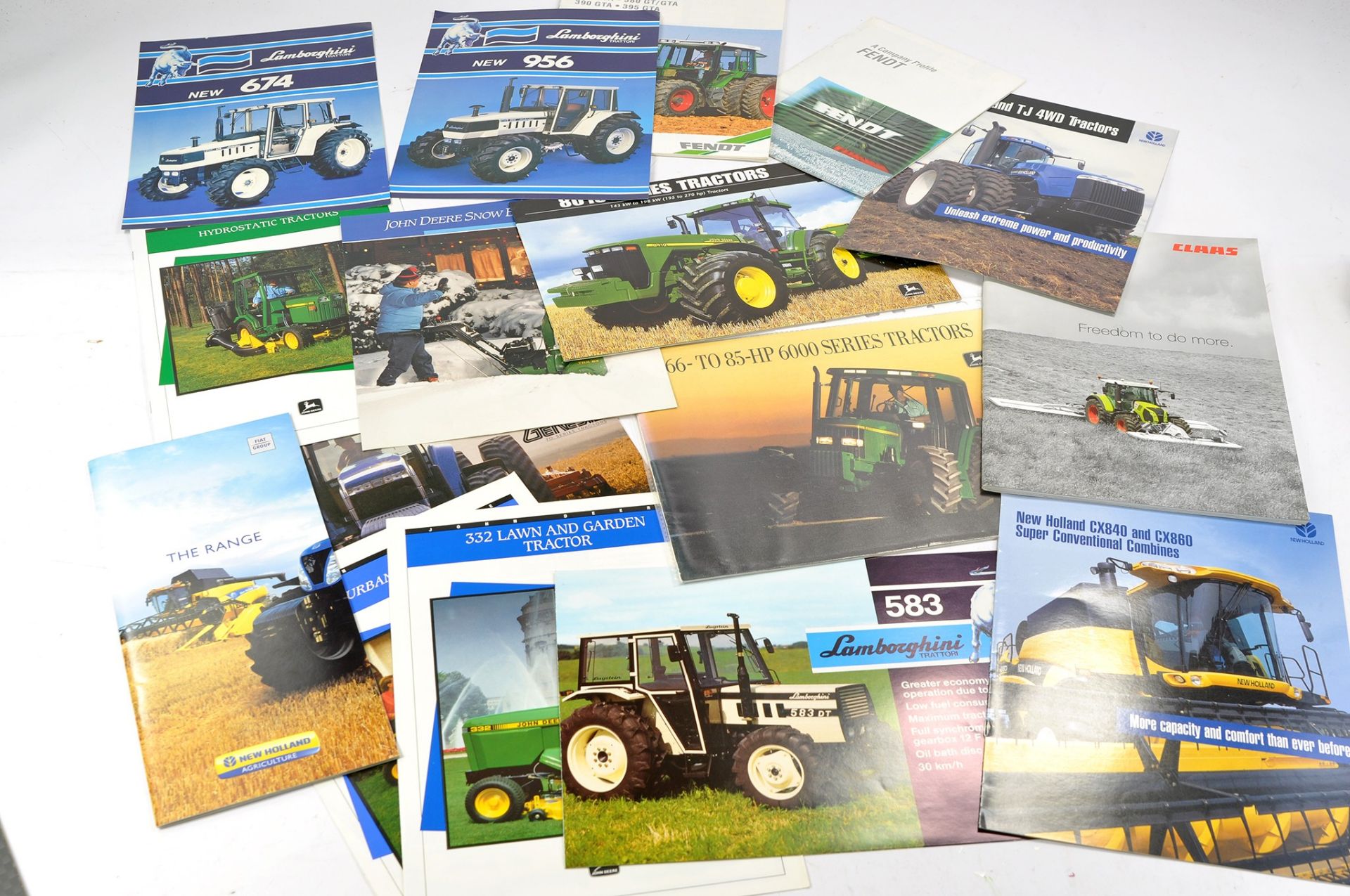 Tractor and Machinery Literature comprising sales brochures and leaflets from New Holland, - Image 2 of 3