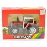 Britains No. 9520 Massey Ferguson 2680 with engine sound, silver chassis and white trim. Excellent