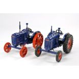 Marbil Models 1/20 Fordson Major E27N Tractor Duo comprising tyre and metal wheel variations.