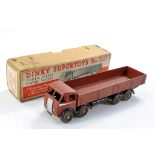 Dinky No. 501 Foden Diesel 8 Wheel Wagon First Type. Chocolate Brown and Black with Silver Trim,