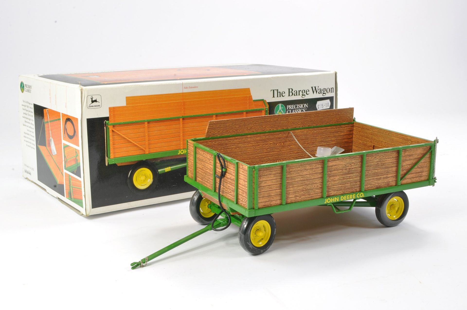 Ertl 1/16 Farm Issue comprising John Deere Barge Wagon. Precision Series. Has been displayed but