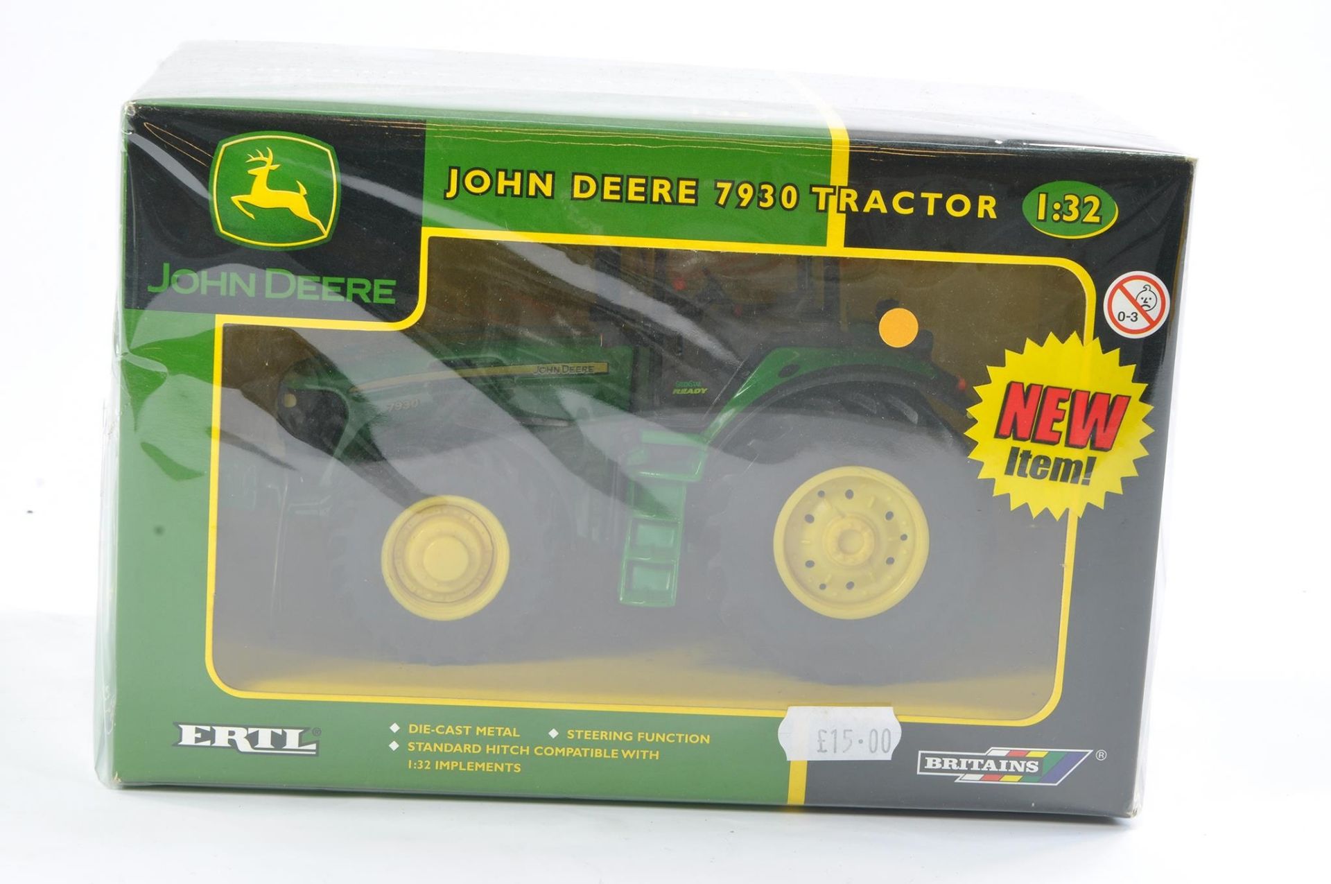 Britains Farm 1/32 issue comprising John Deere 7930 Tractor. Excellent, secure in box and not