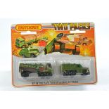 Matchbox Superfast Twin Pack comprising No. TP-14 containing No. 16a Badger Military Radar Truck.