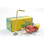 Corgi No. GS14 Gift Set containing Hydraulic Tower Wagon with Lamp Standard and figure. Wagon is