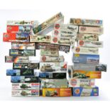Plastic Model Kits comprising Thirty Two Aircraft, Figure and Vehicle issues from Airfix, Tamiya,