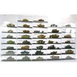 Deagostini 1/72 Tank Collection comprising Thirty Seven issues in display cases. Mostly look to be