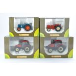 Universal Hobbies 1/32 Farm issues comprising Fordson, Renault and duo of Zetor Tractor Models.