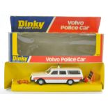 Dinky No. 243 Volvo Police Car. Complete with accessories in box, Excellent in very good display