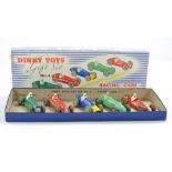 Dinky No. 4 Racing Cars Gift Set including 1) Cooper-Bristol in dark green with mid-green ridged