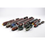 Model Railway group comprising various Locomotives from various makers plus rolling stock