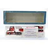 Lion Toys Diecast Model Truck issue comprising Scania R580 Nooteboom Trailer in the livery of West