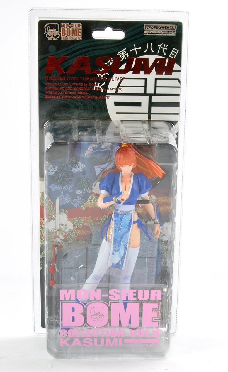 Kaiyodo Plastic Figure comprising Mon-sieur Bome Vol: 15 Kasumi from Dead or Alive. Excellent.
