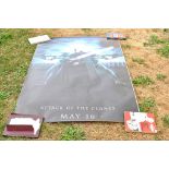 Star Wars Attack of the Clones 2002 180 x 160 cm Bus Shelter Poster.