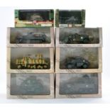 Atlas Editions Military Diecast Model Collection comprising six boxed examples in addition to