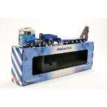 Tekno Diecast Model Truck issue comprising Scania Low Loader in livery of Stobart Rail. With