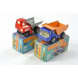 Matchbox Superfast No. 23b Atlas Truck. Metallic Blue with unpainted gun metal base, orange back,