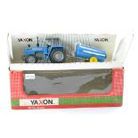 Yaxon 1/43 farm issue comprising Landini 12500 Tractor, plastic issue tractor with tank