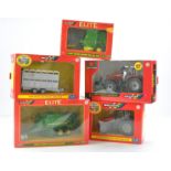 Britains Farm 1/32 Tractor and Implement group including John Deere Elite issues, Massey Ferguson