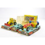 Dinky and Corgi Diecast comprising No. 976 Michigan Dozer, No. 270 Ford Escort Police Car and No.