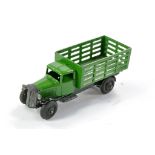 Dinky 25 Series Market Garden Lorry. Green, generally good, one front axle strut broken.