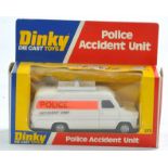 Dinky No. 272 Ford Transit Police Accident Unit. Good to very good, some edge marks in very good