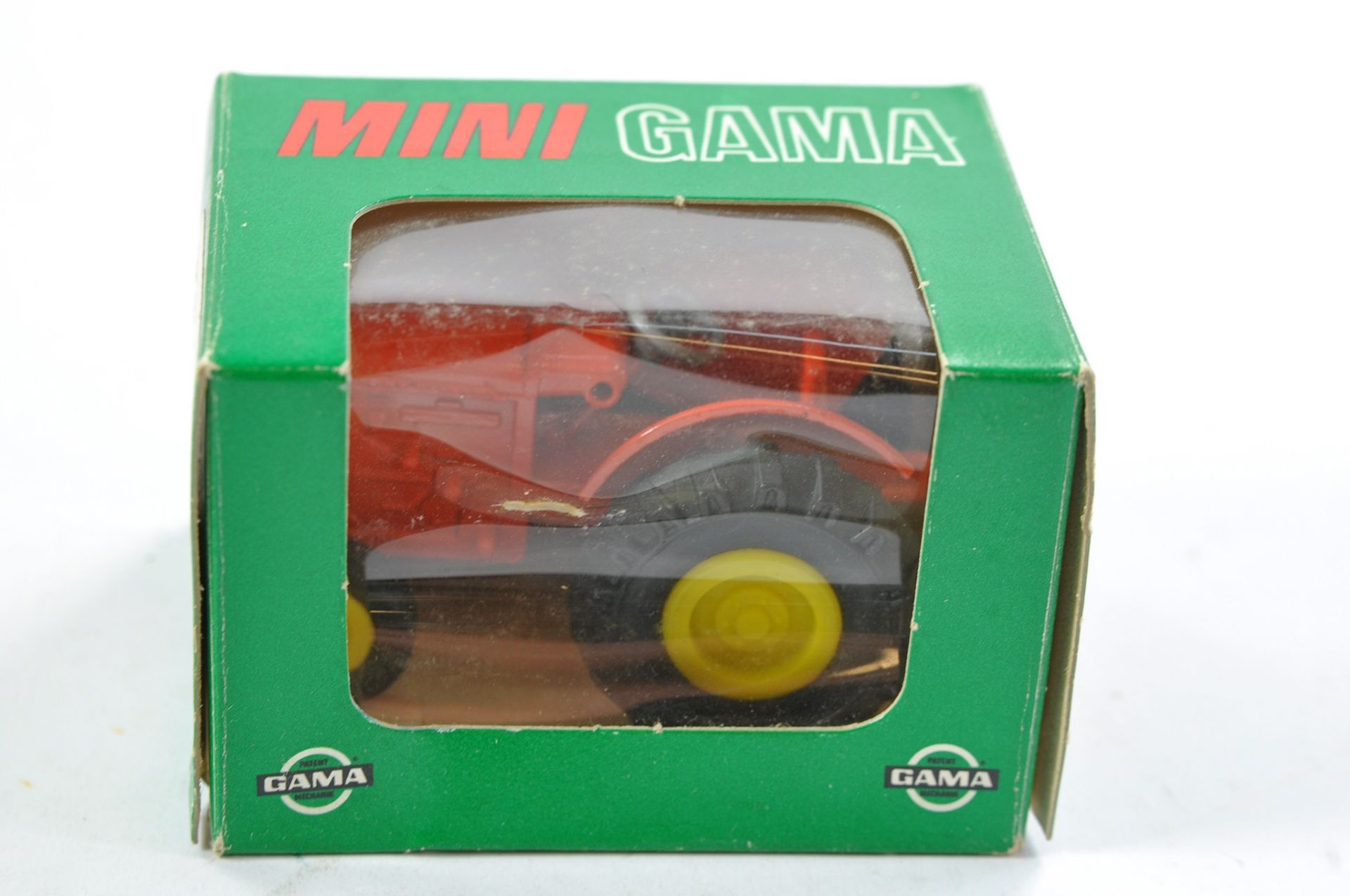 Mini-Gama No. 914 Fiat Tractor. Looks to be excellent in very good to excellent box.