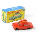 Matchbox Regular Wheels No. 56b Fiat 1500 Saloon. Red body with silver trim, red interior,
