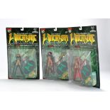 Moore Action Collectibles featuring Top Cow Comics Carded Figures comprising Witchblade x 3. All