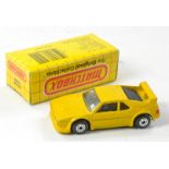 Matchbox Superfast No. 52d BMW M1. Yellow with black interior. Preproduction. Excellent with box.