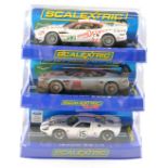Slot Car Scalextric 1/32 issues comprising C3196 Aston Martin DBR9 Young Driver, C2965 Aston