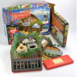 Matchbox Thunderbirds Tracy Island Playset, untested plus Thunderbirds Art Set, incomplete, just