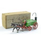 Taylor & Barrett early issue Water Cart Set comprising water tank cart in red and green, horse,