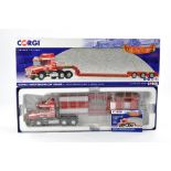 Corgi Diecast Model Truck issue comprising No. CC12838 Scania T Nooteboom Low Loader in the livery