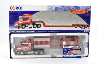 Corgi Diecast Model Truck issue comprising No. CC12838 Scania T Nooteboom Low Loader in the livery