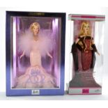 Fashion Dolls comprising Barbie Birthstone Collection January plus Collector Edition 2002.