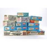Twelve Plastic Model Kits from Life Like, Inpact and Matchbox, comprising aircraft. All look to be