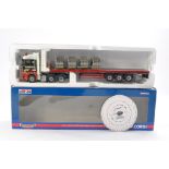 Corgi Diecast Model Truck issue comprising No. CC13807 Mercedes Actros Flat Bed in livery of Maurice