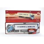 Corgi Diecast Model Truck issue comprising No. CC15006 Iveco Stralis Fridge Curtainside in the