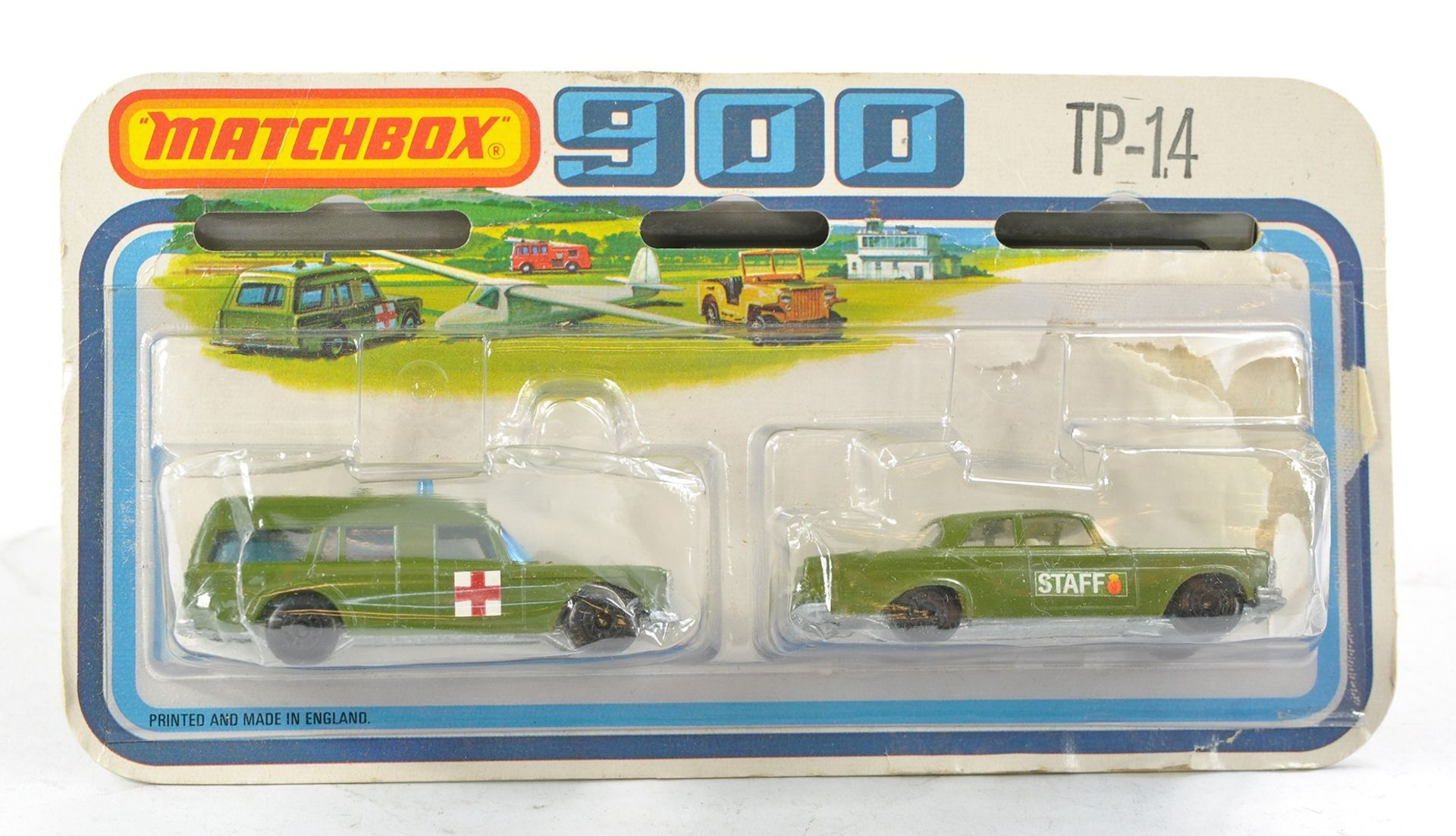 Matchbox Superfast Twin Pack comprising No. TP-14 containing No. 3c Mercedes Benz Binz Ambulance and