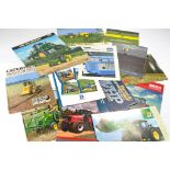 Tractor and Machinery Literature comprising sales brochures and leaflets from Case IH, New