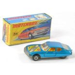 Matchbox Superfast No. 51b Citroen SM twin pack issue. Lighter Metallic Blue, yellow interior,