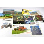 Tractor and Machinery Brochures comprising in excess of 30 mostly John Deere multi page leaflets
